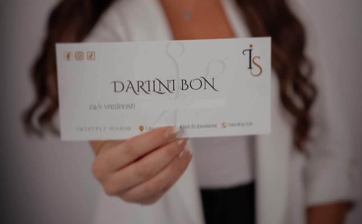 Darilni bon frizerskega salona Inestyle